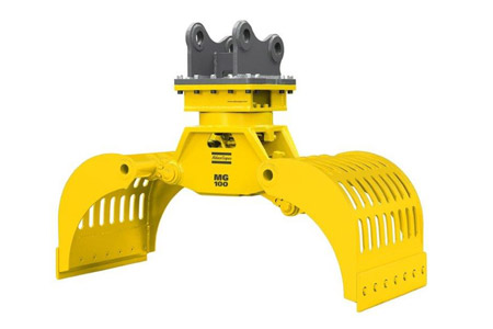 Rotating grapple digger attachment hire