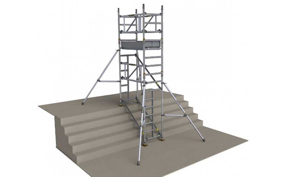 Narrow width access tower hire