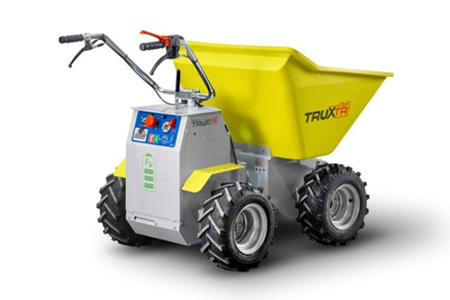 Truxta battery-powered mini dumper hire